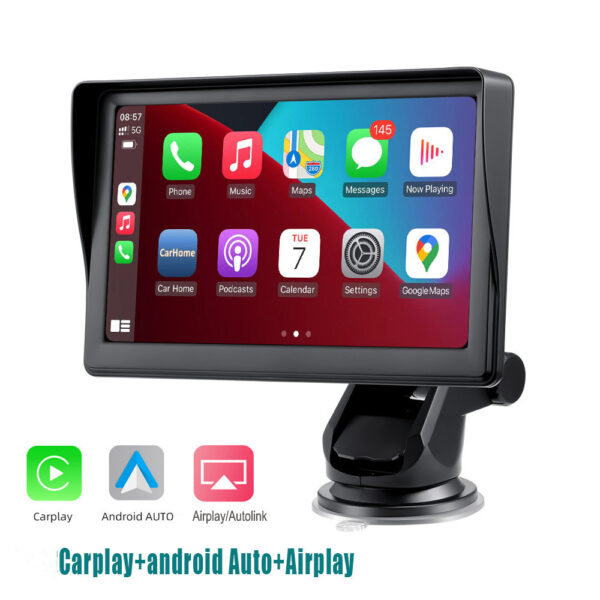 7 IPS Car Smart Screen Wireless Carplay Auto Mobile Phone Projection Screen Navigation - Image 6