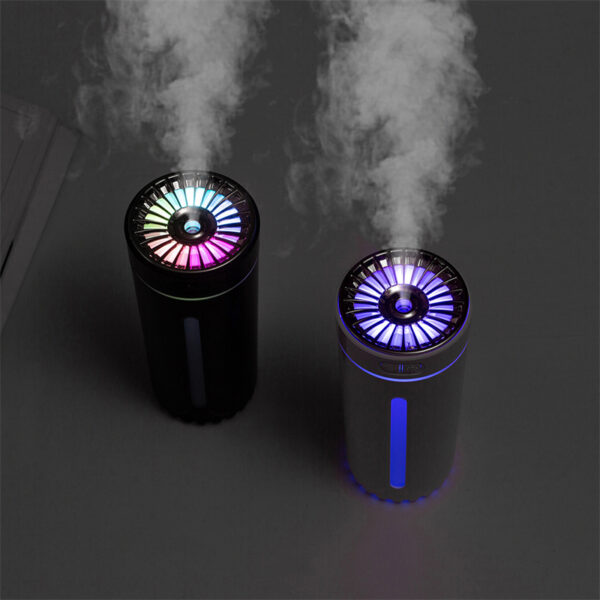 Wireless Air Humidifier Colorful Lights Mute Ultrasonic USB Fogger Diffuser Purifier 800mAh Rechargeabl Cool Mist Maker For Car - Image 7