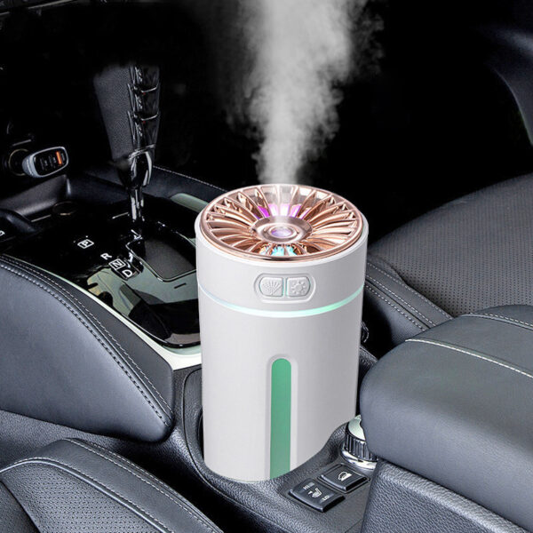 Wireless Air Humidifier Colorful Lights Mute Ultrasonic USB Fogger Diffuser Purifier 800mAh Rechargeabl Cool Mist Maker For Car - Image 8