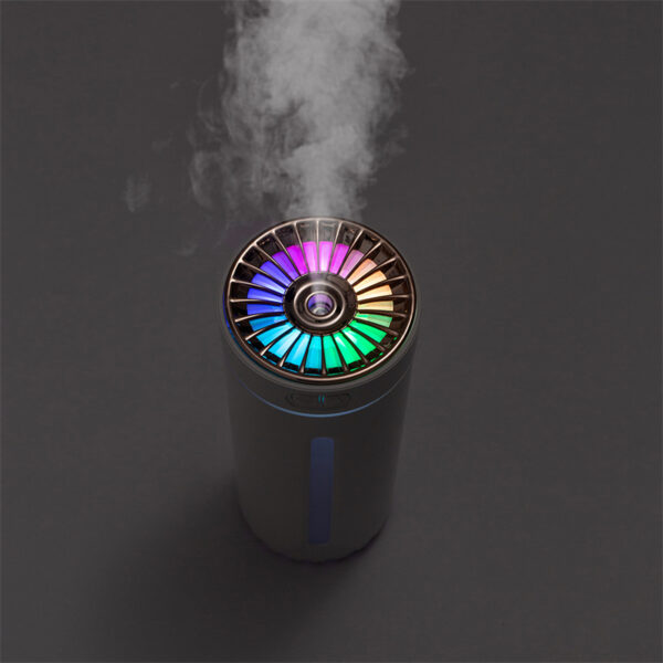 Wireless Air Humidifier Colorful Lights Mute Ultrasonic USB Fogger Diffuser Purifier 800mAh Rechargeabl Cool Mist Maker For Car - Image 3